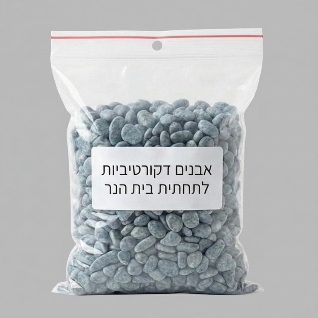 אבנים דקורטיביות לבית הנר